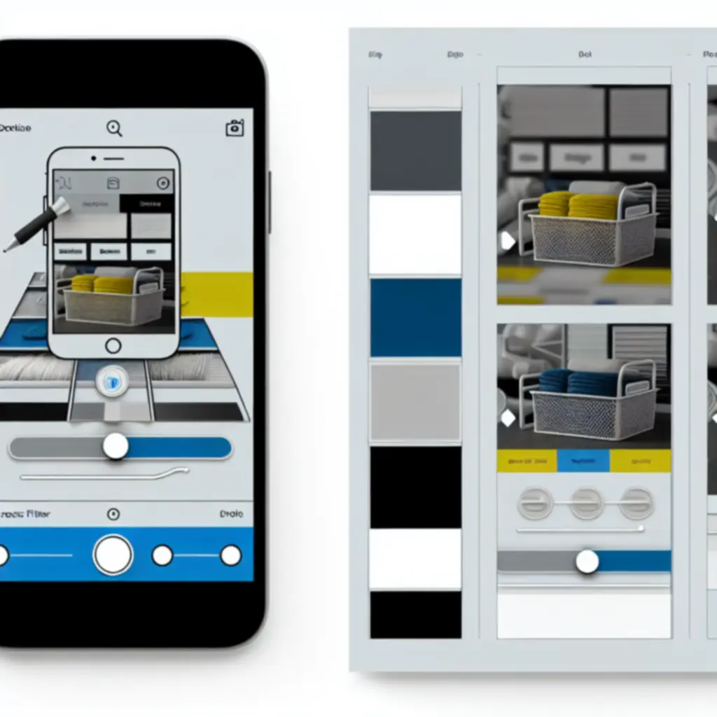 Widok mobilny panelu filtrów HomeToolsPL z wygodnym dolnym paskiem i rozwijanymi sekcjami.
