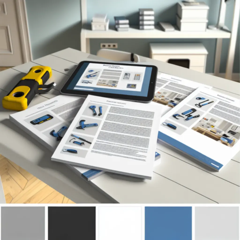 Zestaw instrukcji i dokumentacji dla narzędzi domowych HomeToolsPL